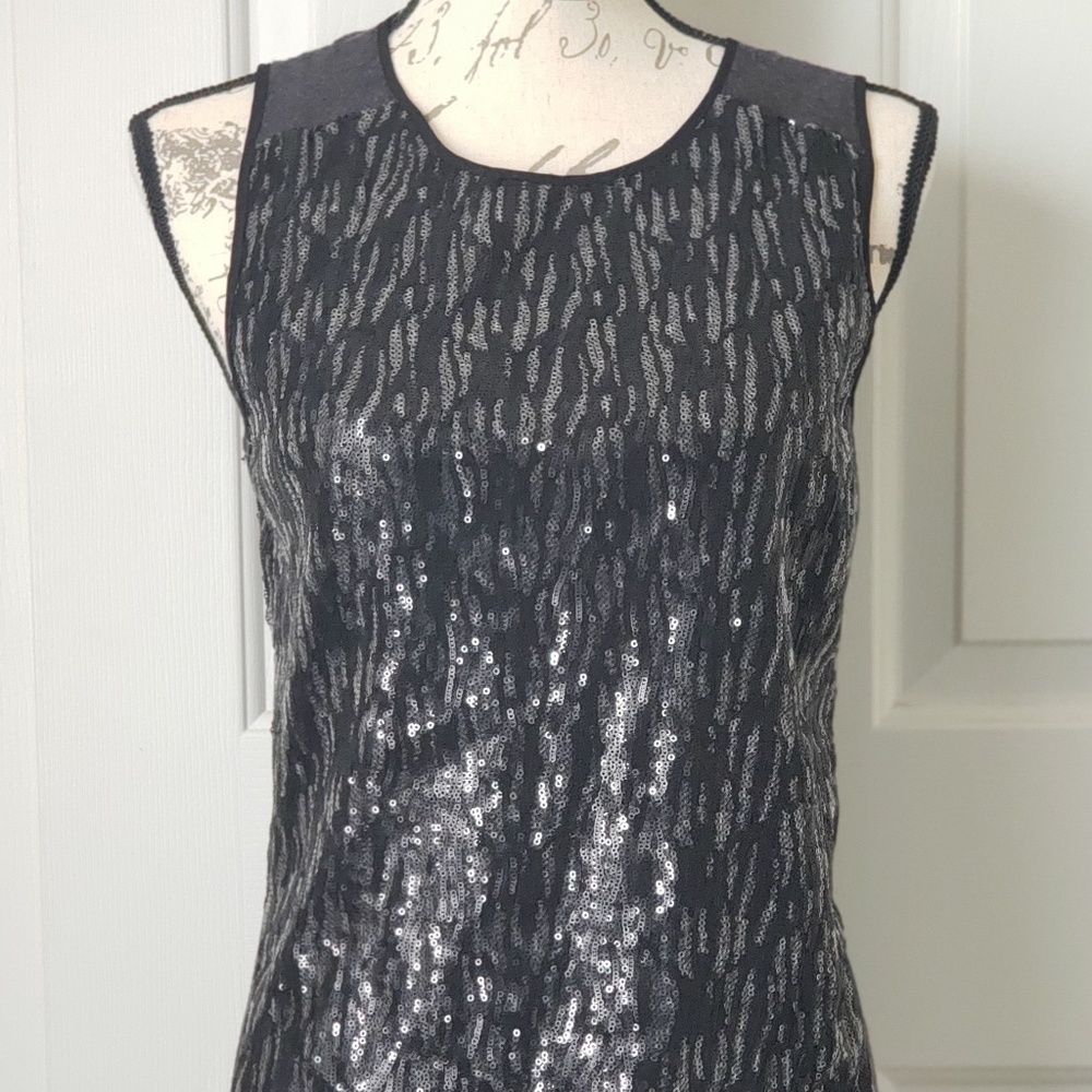 Ann Taylor Loft Sequined Top - NWOT